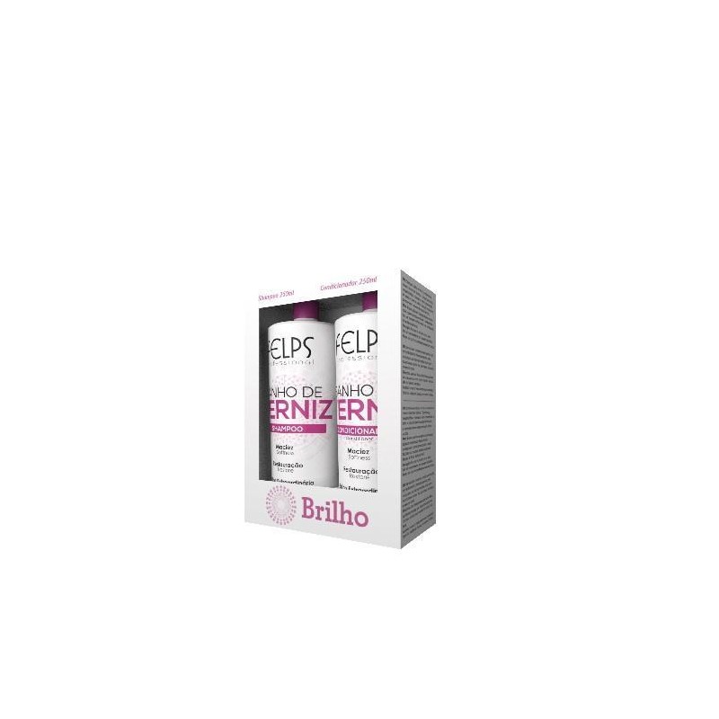 Kit Escova Progressiva Banho de Verniz 2x250mL - Felps Beautecombeleza.com