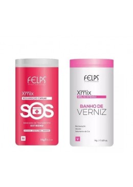 Xmix Varnish Bath Capillary Schedule Kit 2 Products - Felps    Beautecombeleza.com