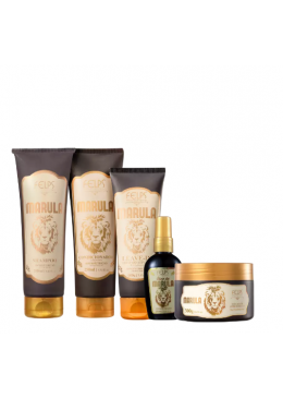 Kit de Manutençao Marula 5 Produtos - Felps Beautecombeleza.com