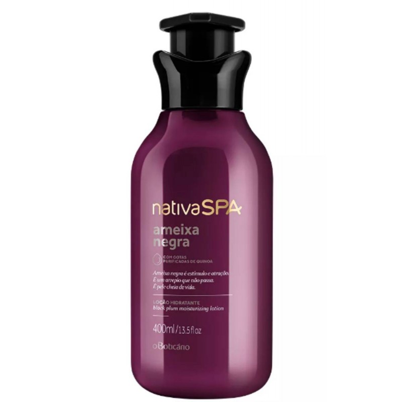 Désodorisante Corporelle Hydratante Prune Noire 400mL - Nativa SPA Beautecombeleza.com Désodorisante Corporelle Hydratante Prune Noire 400mL - Nativa SPA Beautecombeleza.com