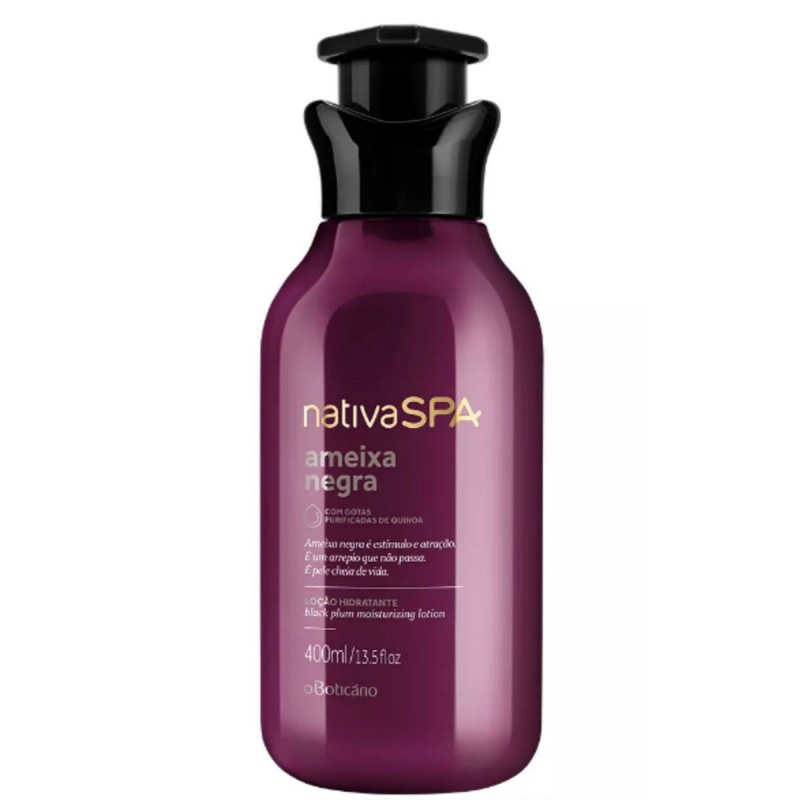 Désodorisante Corporelle Hydratante Prune Noire 400mL - Nativa SPA Beautecombeleza.com