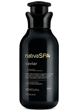 Lotion Désodorisante Corporelle Hydratante Caviar Vegan 400mL - Nativa SPA Beautecombeleza.com