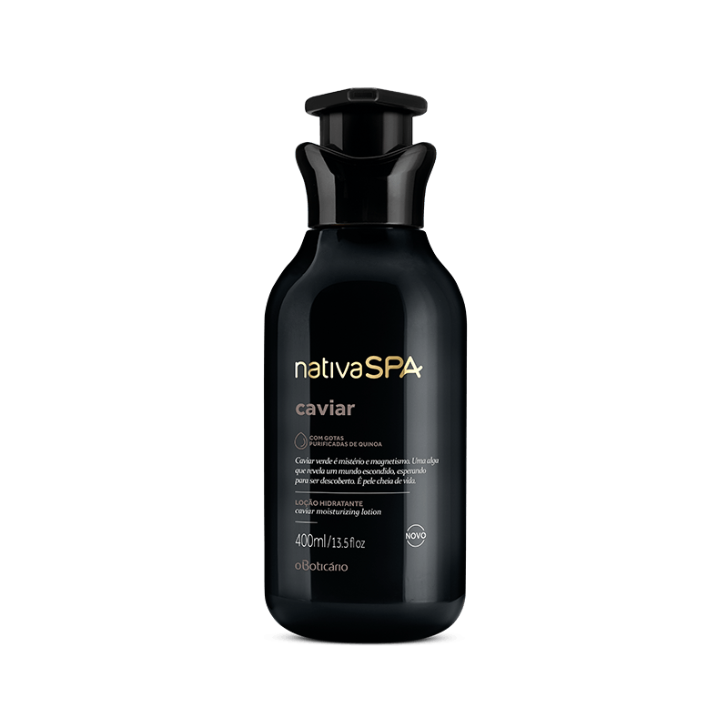 Lotion Désodorisante Corporelle Hydratante Caviar Vegan 400mL - Nativa SPA Beautecombeleza.com