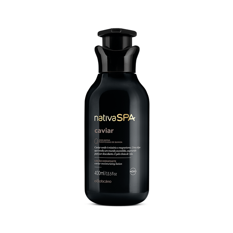 Vegan Caviar Body Lotion Moisturizing Deodorant 400mL- Nativa SPA Beautecombeleza.com