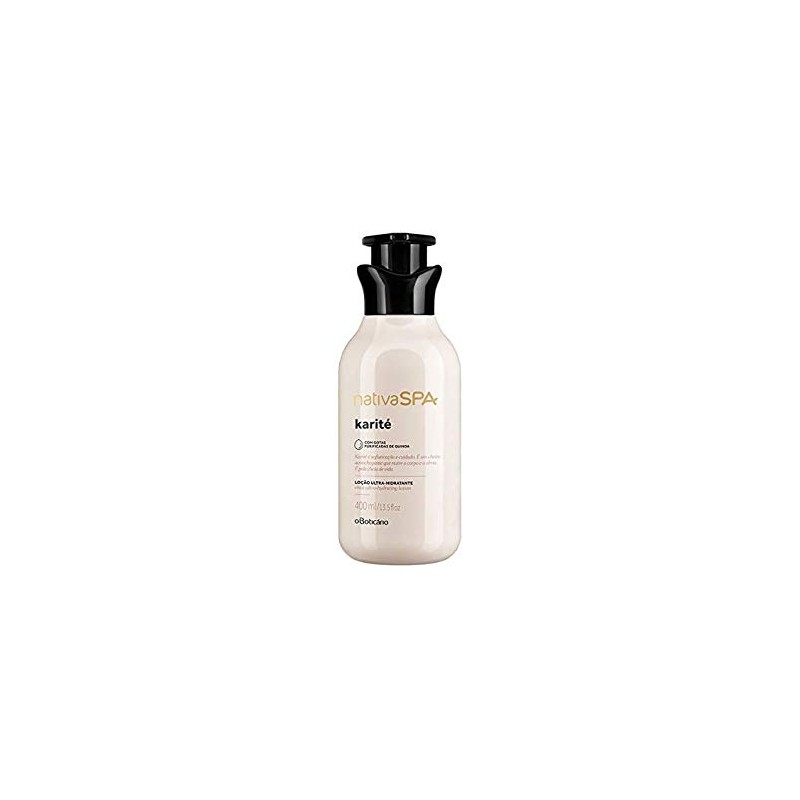 Lotion Désodorisante Corporelle Ultra Hydratante Karité Vegan 400mL - Nativa SPA Beautecombeleza.com