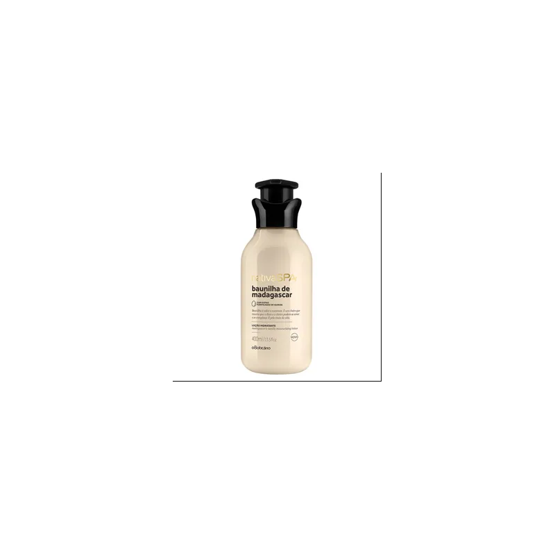 Lotion Désodorisante Corporelle Hydratante Vanille de Madagascar Vegan 400mL - Nativa SPA Beautecombeleza.com