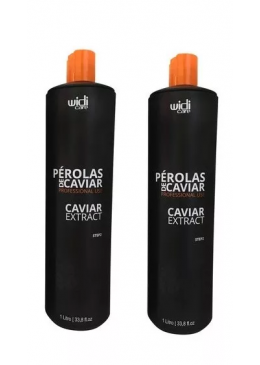 Escova Gloss Pérolas de Caviar 2x1L - Widi Care  Beautecombeleza.com