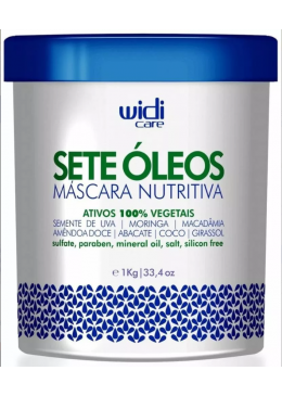 Máscara Nutritiva Sete Óleos 1Kg - Widi Care Beautecombeleza.com