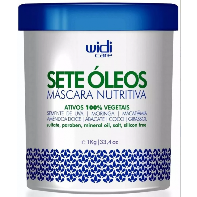 Nourishing Mascara Sete Oleos 1Kg - Widi Care Beautecombeleza.com