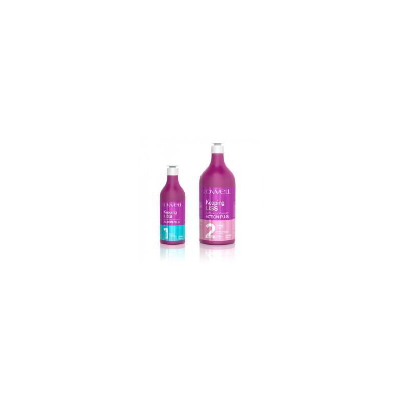 Shampoing + Crème lissante Keeping Liss (500ml+1L)      Beautecombelza.com