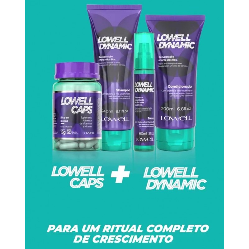 Lowell Caps & Shampoo & Conditioner & Tonic      Beautecombeleza.com