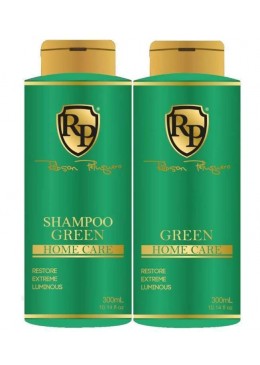 Shampoing vert Home Care + Masque matifiant  (2x300ml) Robson Peluquero beautecombeleza.com