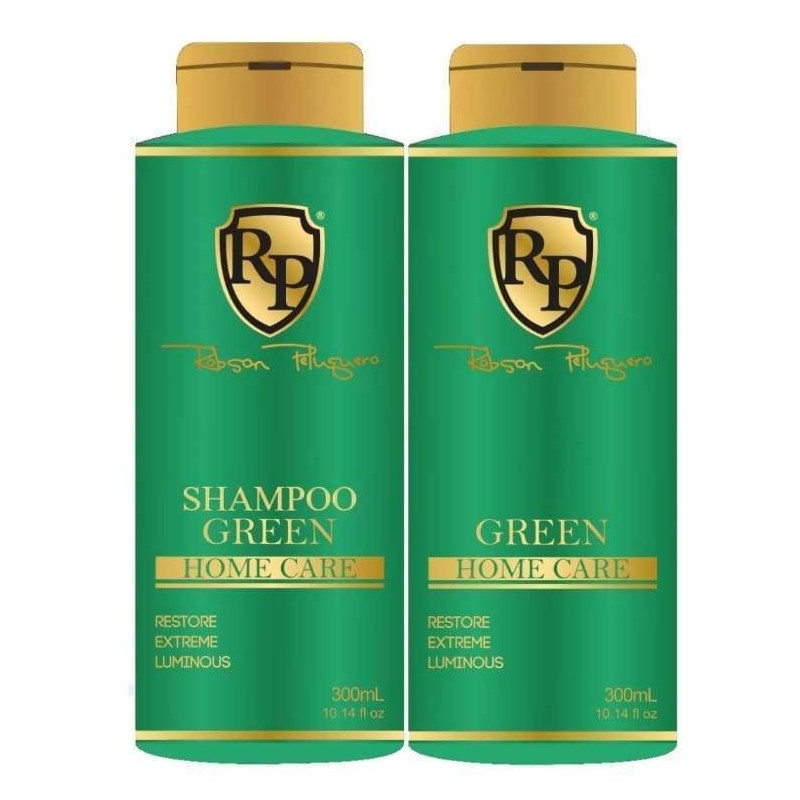 Green Home Care Mask Toning Shampoo + Green (2x300ml) Robson Peluquero beautecombeleza.com
