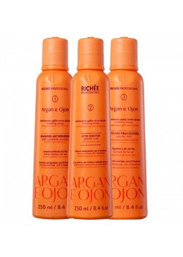 Richée Kit Argan et Ojon  3x250ML     Beautecombeleza.com