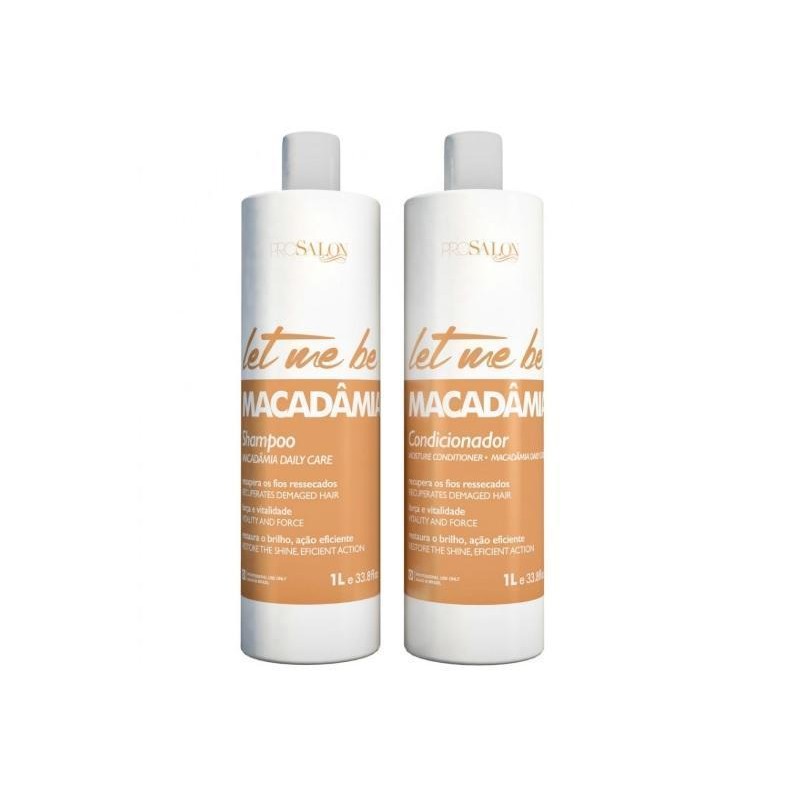Let Me Be - Kit Lavatório Macadâmia Hydratation Intensive (2x1000ml) PROSALON Beautecombeleza.com Let Me Be - Kit Lavatório Macadâmia Hydratation Intensive (2x1000ml) PROSALON Beautecombeleza.com