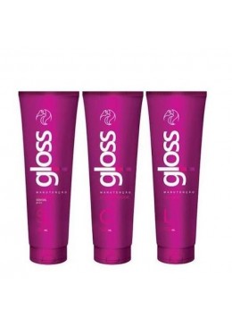 Kit Home care Gloss (3x250ml) - Fox Beautecombeleza.com