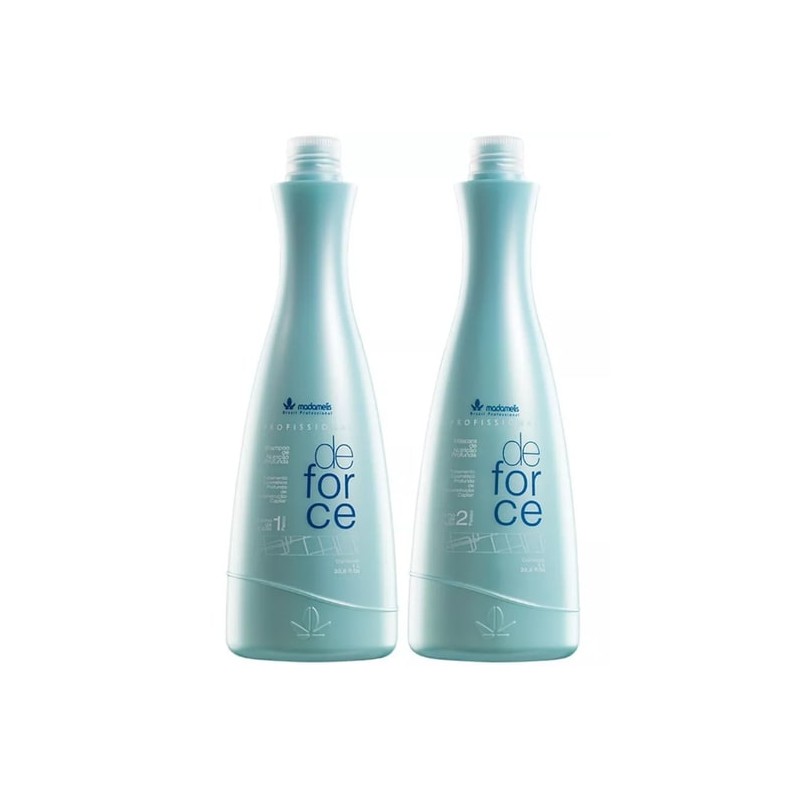 Kit De force Shampoo+ Conditioner (2x1L) – Madamelis Beautecombeleza.com