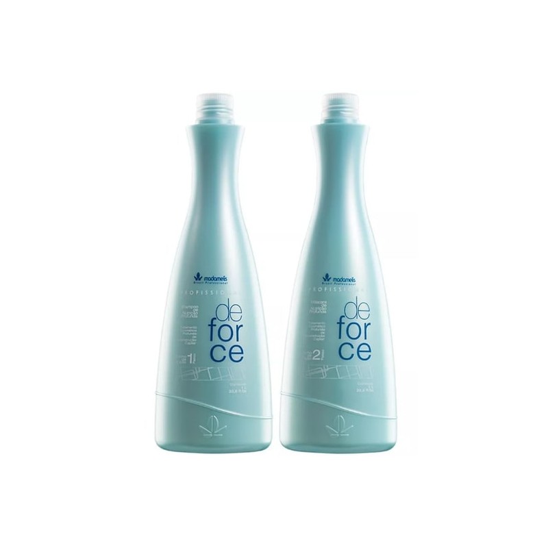 Kit De force Shampoo+ Conditioner (2x1L) – Madamelis Beautecombeleza.com Kit De force Shampoo+ Conditioner (2x1L) – Madamelis Beautecombeleza.com