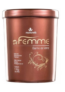 Di Femme Banho de Verniz Mask Hair (1kg) - Madamelis Beautecombeleza.com