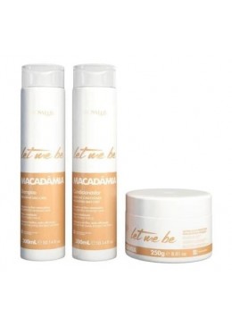 Kit de soin aux noix de macadamia (2x500 ml + 250 g) - Prosalon Beautecombeleza.com