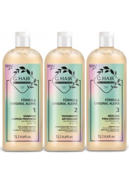 INOAR G HAIR lissage brésilien kératine allemand formule traitement KIT 1000ml      Beautecombeleza.com
