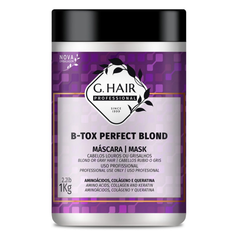 B-Tox Perfect Blond G HAIR INOAR Beautecombeleza.com B-Tox Perfect Blond G HAIR INOAR Beautecombeleza.com