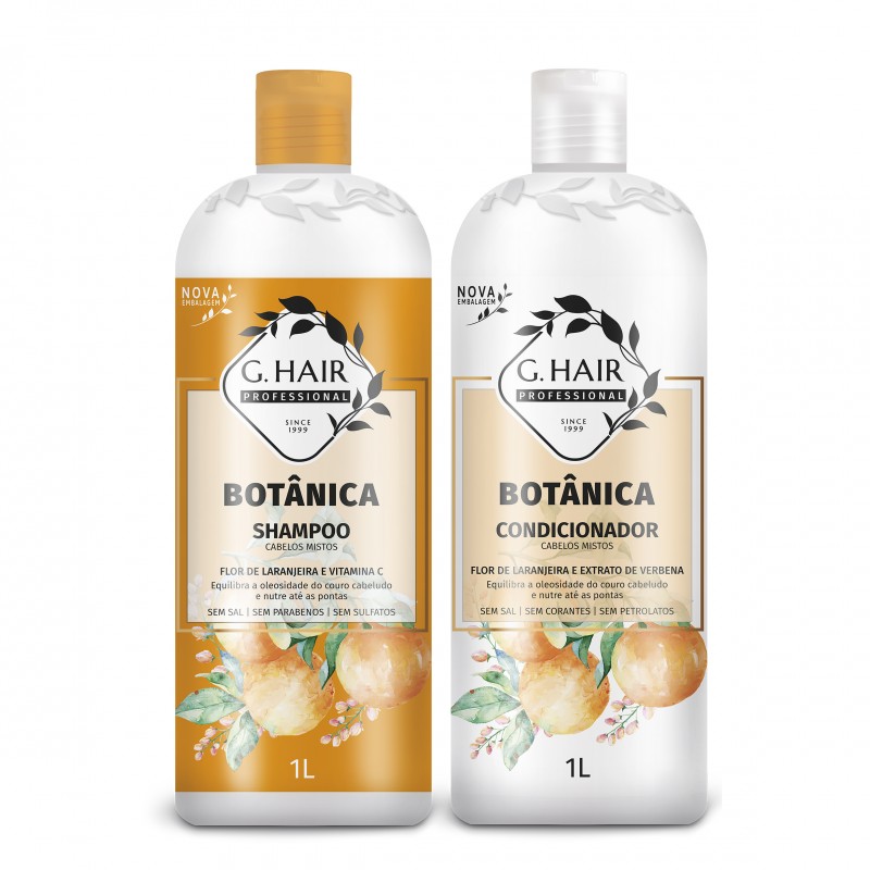 KIT Botânica – Mistos G HAIR INOAR 1L KIT Botânica – Mistos G HAIR INOAR 1L