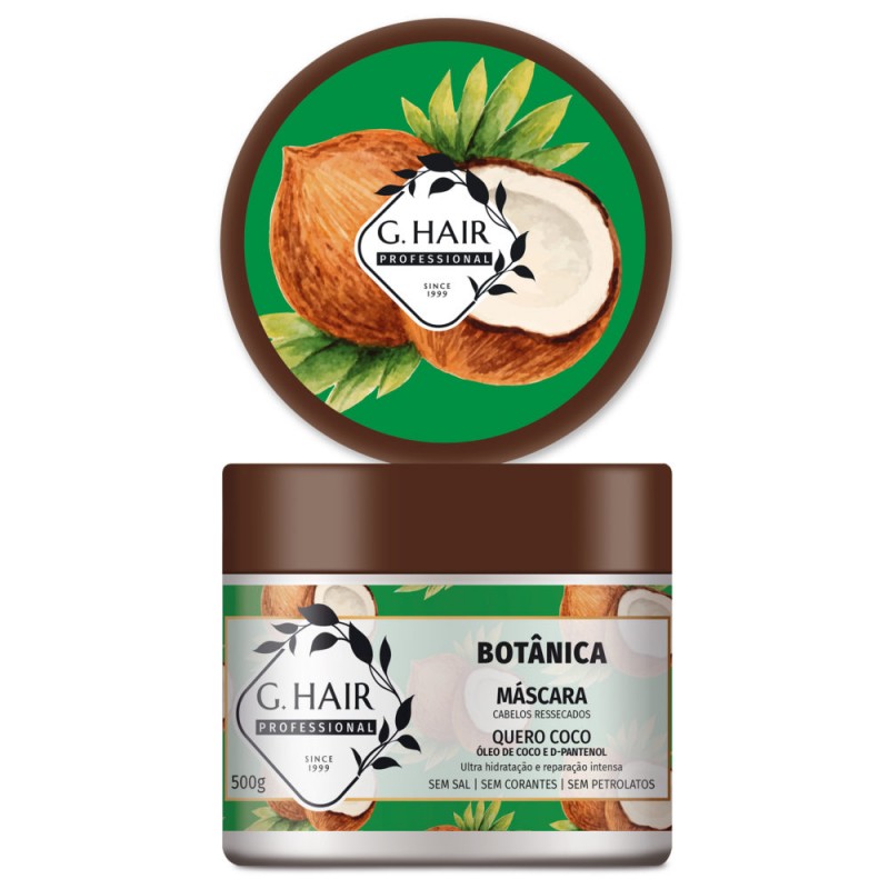 Botânica – Ressecados Mascara G HAIR INOAR Botânica – Ressecados Mascara G HAIR INOAR