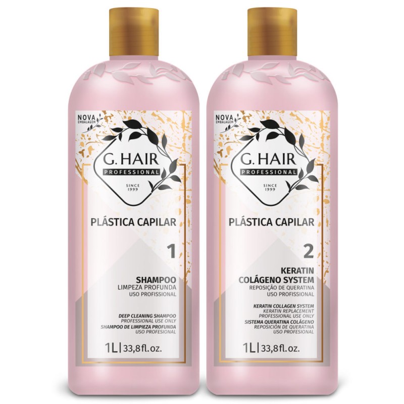 KIT Plástica Capilar G HAIR INOAR Beautecombeleza.com KIT Plástica Capilar G HAIR INOAR Beautecombeleza.com