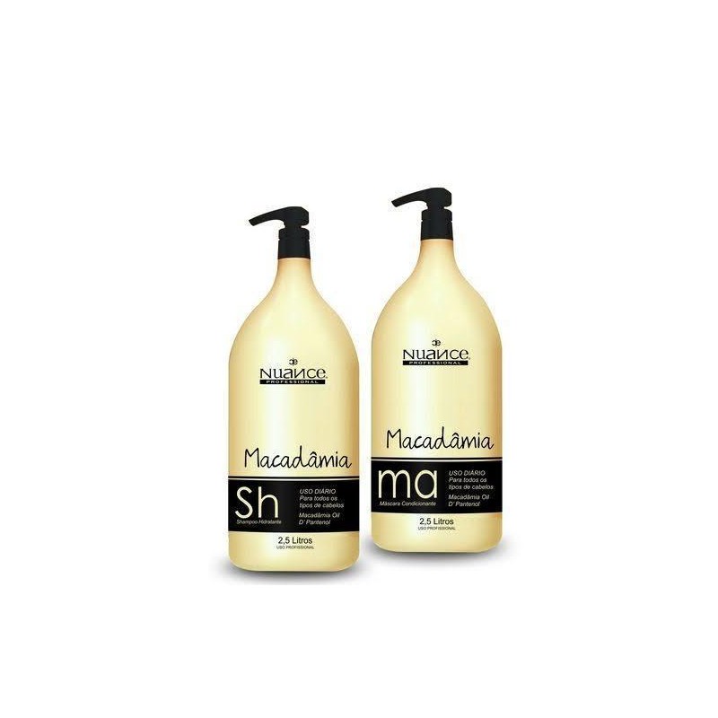 Macadamia Kit Shampoo and Conditioner Capillary Daily Treatment 2x2500ml - Nuance - Beautecombeleza.com Macadamia Kit Shampoo and Conditioner Capillary Daily Treatment 2x2500ml - Nuance - Beautecombeleza.com