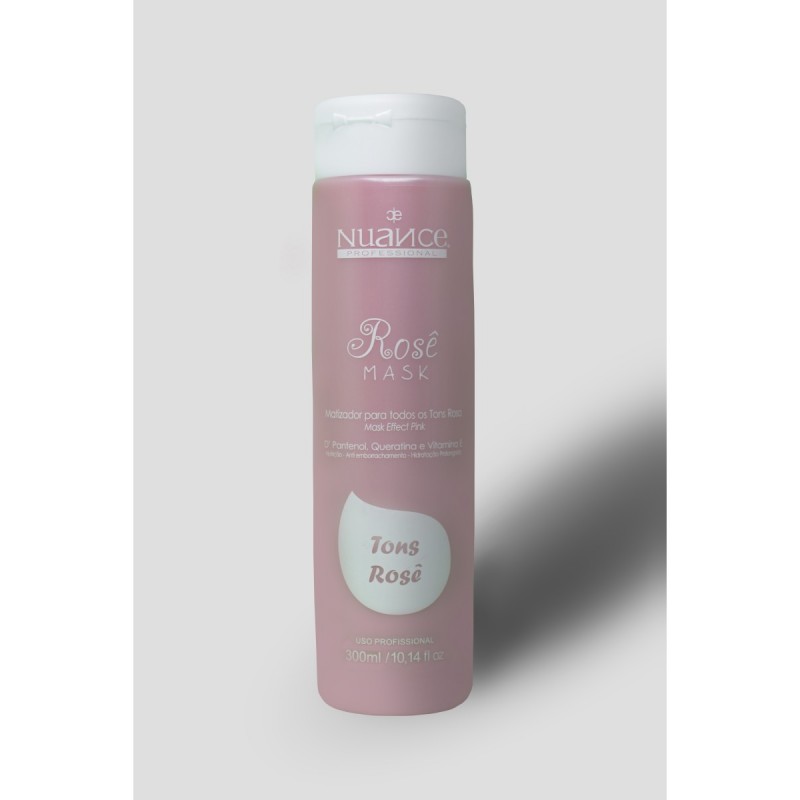 Brazilian Capillary Treatment Rose Hair Mask Shades Pearl Effect 300ml - Nuance Beautecombeleza.com