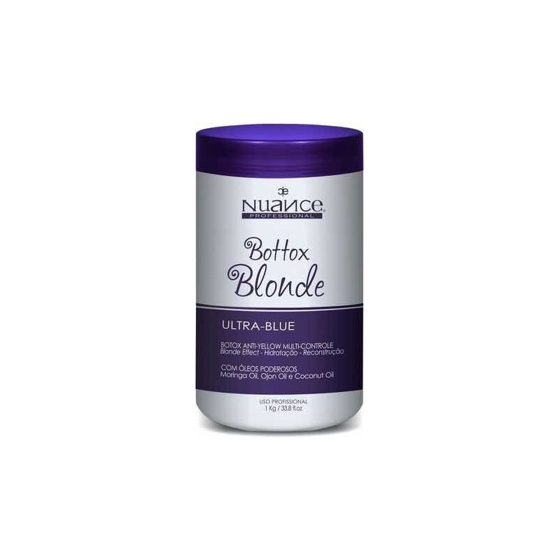 Brazilian Treatment Matizator Toning Botox Ultra Blue Hair Mask 1Kg - Nuance Beautecombeleza.com Brazilian Treatment Matizator Toning Botox Ultra Blue Hair Mask 1Kg - Nuance Beautecombeleza.com