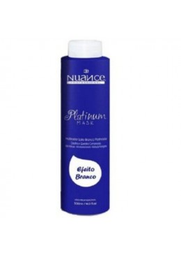 Brazilian Treatment Blond Effect Platinum White Hair Mask Toning 500ml - Nuance  Beautecombeleza.com