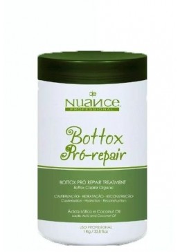 Brazilian Cauter Organic Treatment Mask Bottox Pro Repair No Formol 1kg - Nuance Beautecombeleza.com