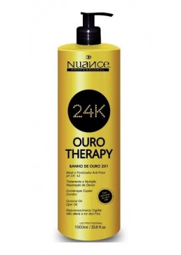 Máscara e Finalizador Ouro Theraphy  1L - Nuance Beautecombeleza.com