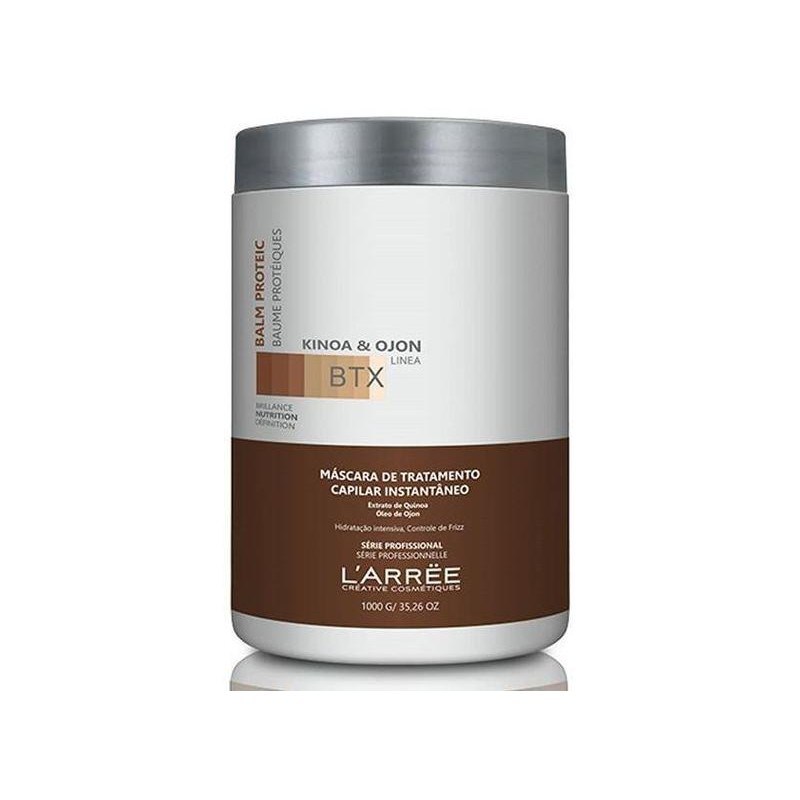 Kinoa & Ojon Balm Proteic BTX Organic Treatment 1000g - L'ARRËE Beautecombeleza.com