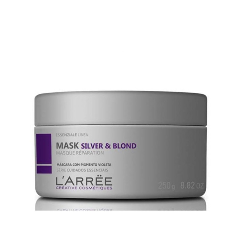 Masque Réparateur Essenziale Linea Argent & Blond 250g - L'ARRËE Beuatecombeleza.com