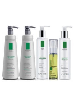 Kit professionnel de traitement des cheveux à l'huile Regenere Curly Therapy 5 Produits - L'ARRËE Beuatecombeleza.com