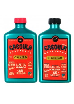 Creoula Afro and Curly Hair Kit Shampoo and Conditioner 2x250g - Lola Cosmetics Beautecombeleza.com