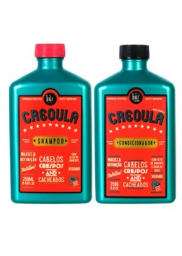Creoula Crespos and Cacheados Kit Shampoo e Condicionador 2x250g - Lola Cosmetics  Beautecombeleza.com