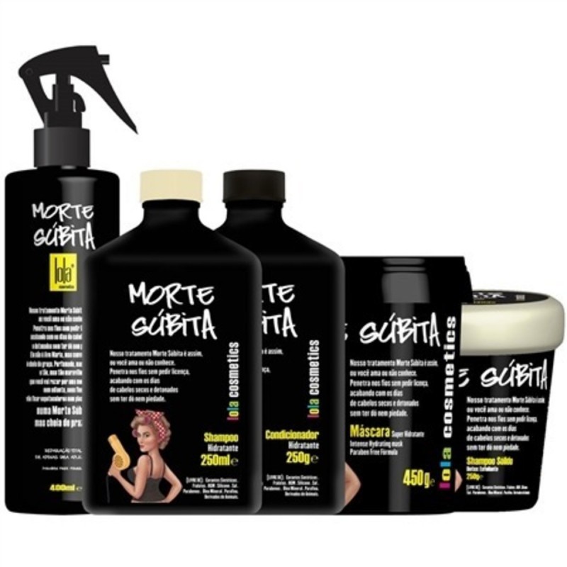 "Sudden Death" Morte Subita Hydrating Treatment Kit 5 Products - Lola Cosmetics Beautecombeleza.com "Sudden Death" Morte Subita Hydrating Treatment Kit 5 Products - Lola Cosmetics Beautecombeleza.com