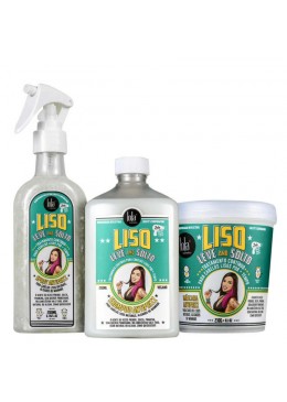 Liso Leve and Solto  Anti Frizz  Kit 3 Produtos - Lola Cosmetics Beautecombeleza.com