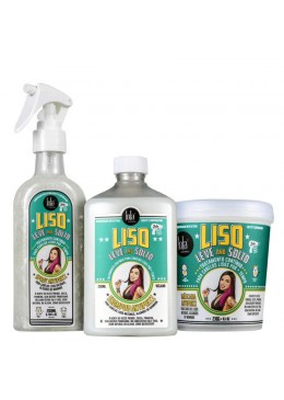 Smooth, Light and Loose Anti Frizz Treatment Kit 3 Products - Lola Cosmetics Beautecombeleza.com