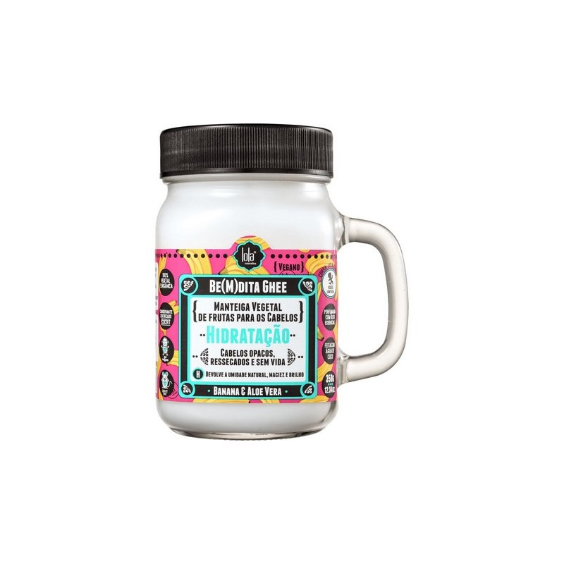Be(M)dita Ghee Hidration Organic Butter Banana Hair Mask 350g - Lola Cosmetics Beautecombeleza.com Be(M)dita Ghee Hidration Organic Butter Banana Hair Mask 350g - Lola Cosmetics Beautecombeleza.com