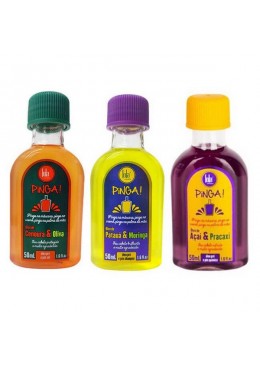 Pinga Oil Acai Pracaxi Carrot Olive Pataua Moringa Kit 3x50ml - Lola Cosmetics  Beautecombeleza.com