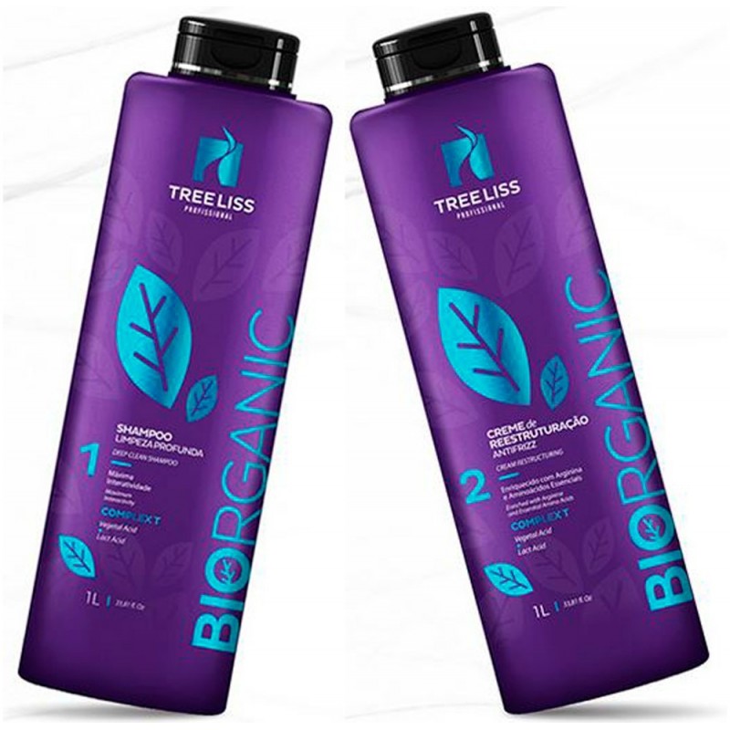 Kit Biorganic Profissional Escova Progressiva TREE LISS Kit Biorganic Profissional Escova Progressiva TREE LISS