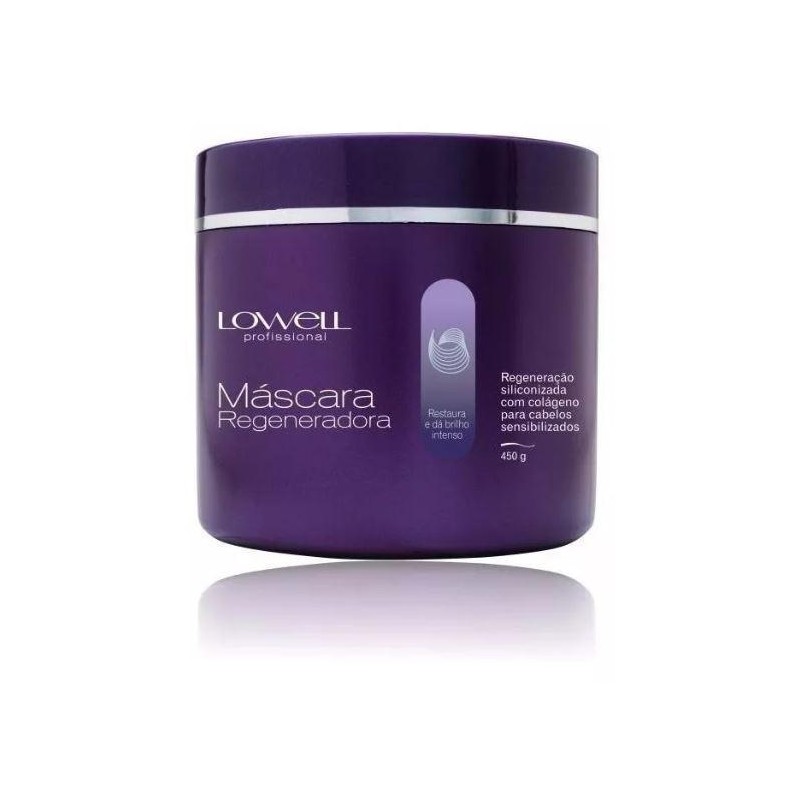 Brazilian Collagen Siliconized Regeneration Hair Treatment Mask 450g - Lowell Beautecombeleza.com