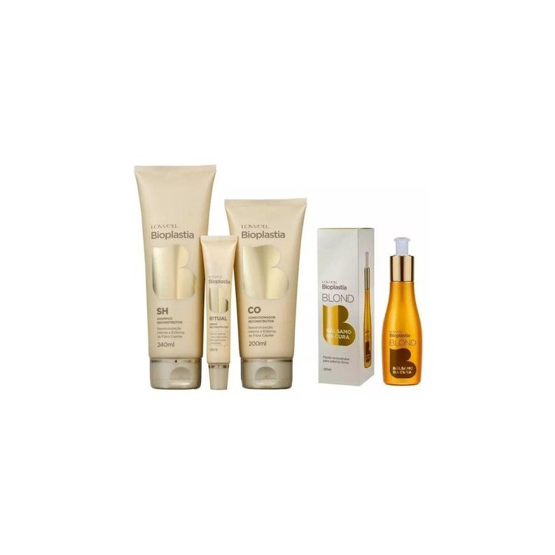 Bioplasty Reconstructor Home Care Hair Treatment Kit 4 Products - Lowell Beautecombeleza.com