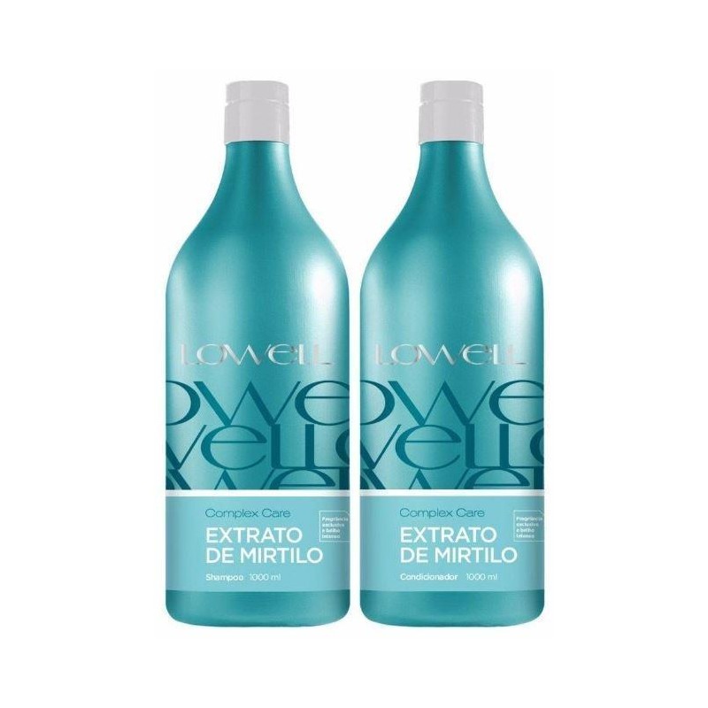 Mirtilo Extract Shampoo and Conditioner Complex Care Hair Kit 2x1000ml - Lowell  Beautecombeleza.com