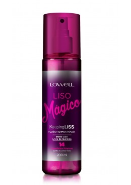 Liso Mágico Keeping Liss Spray Termoativo 200ml - Lowell Beautecombeleza.com